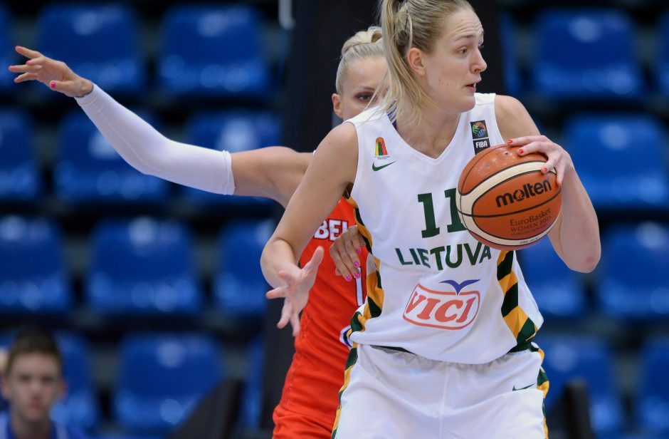 Lietuvos moterų krepšinio rinktinė nušlavė Albaniją 58 taškų skirtumu