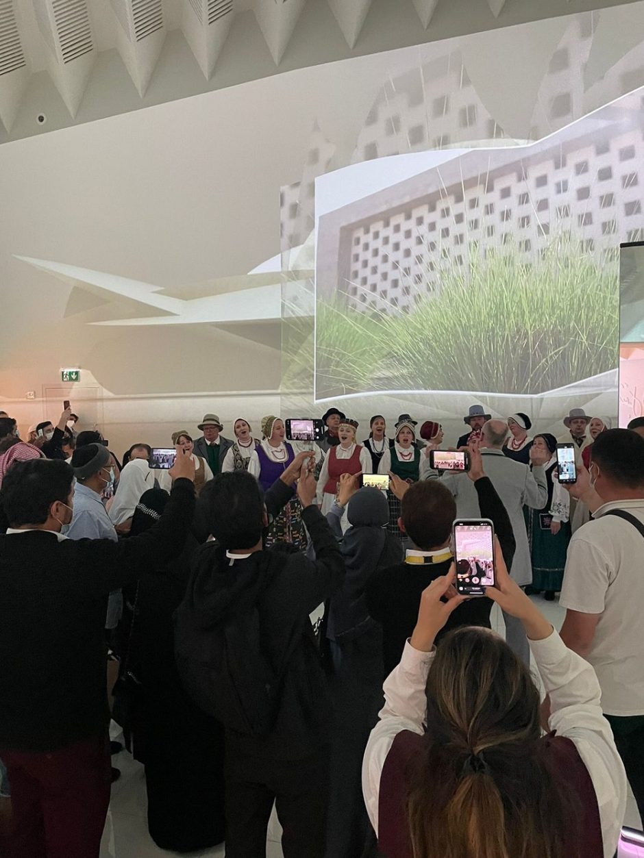 EXPO parodoje Dubajuje atskleista 2024 metų Lietuvos dainų šventės tema