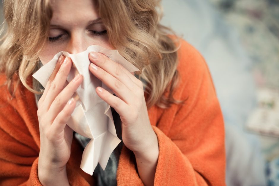 Nuo gripo mirė devyni žmonės, sergamumas šia liga smarkiai sumažėjo
