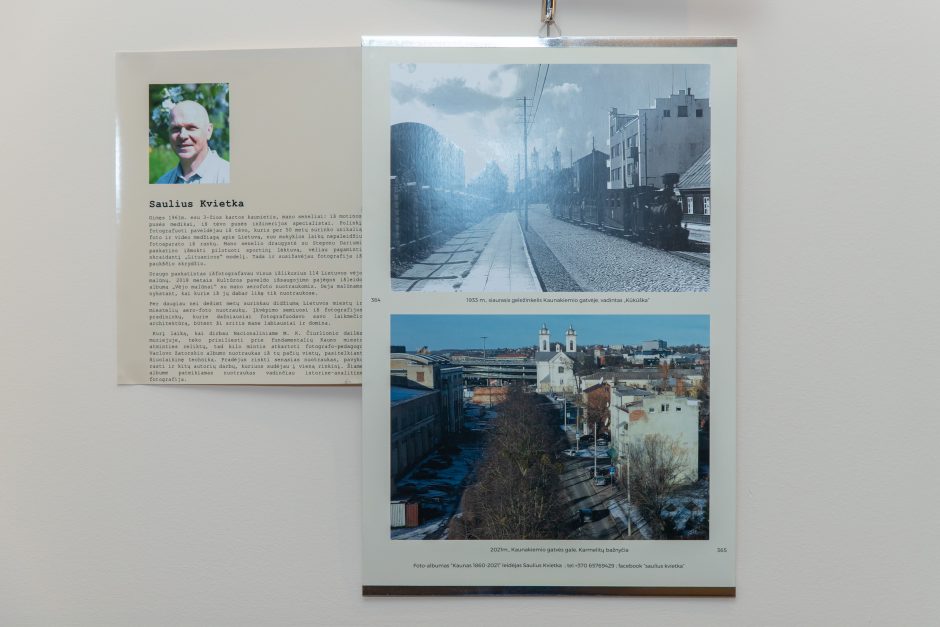 Kaunas nuotraukose tada ir dabar: entuziastas įamžino daugiau nei 150 miesto vietų