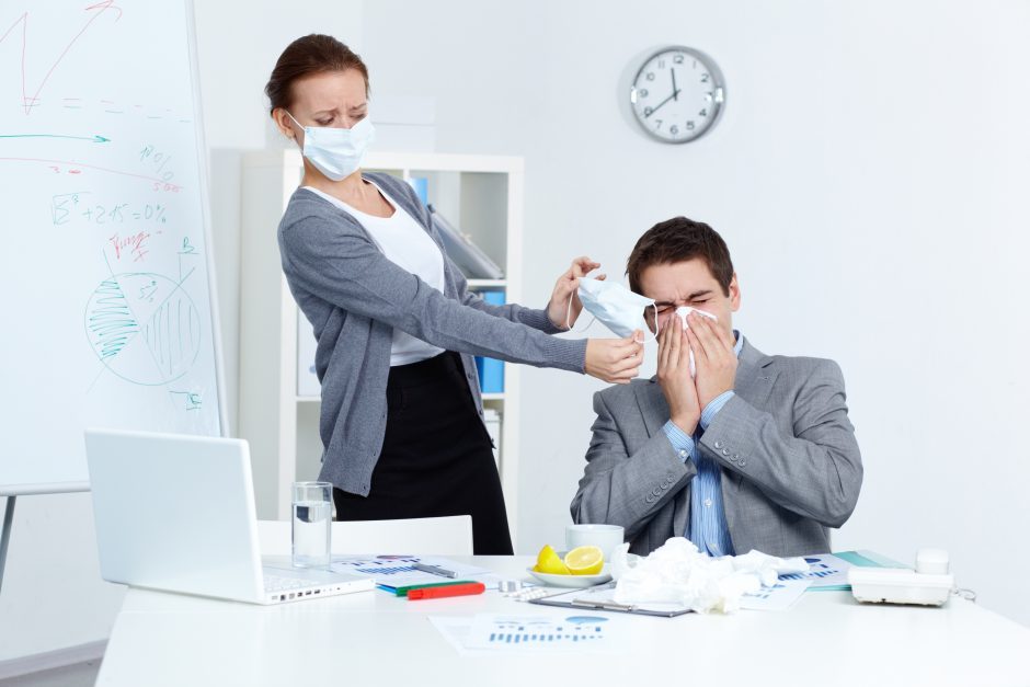 Gripo epidemija jau apėmė daugiau kaip pusę šalies savivaldybių