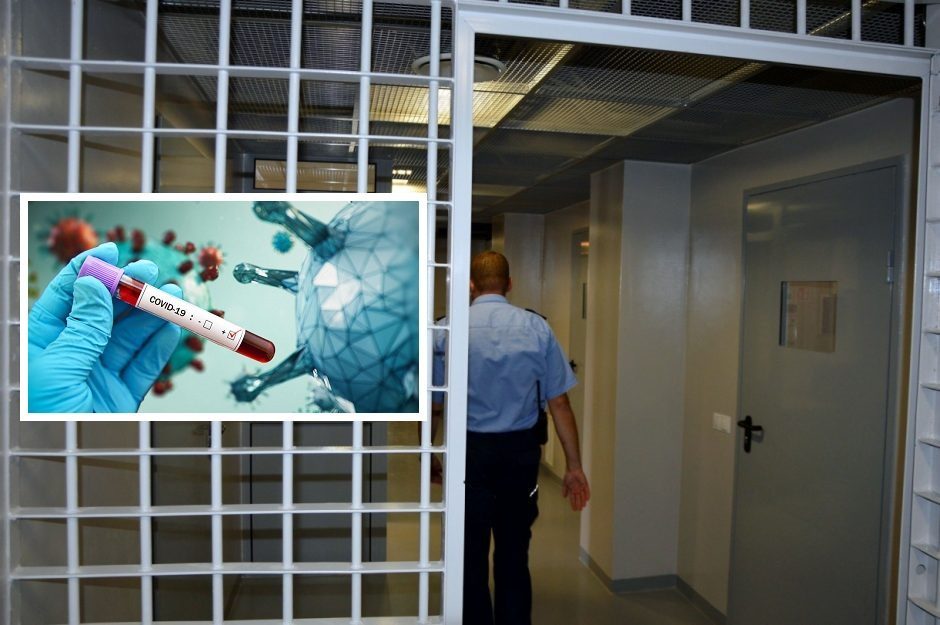 Koronavirusu serga 80 įkalinimo įstaigų pareigūnų ir darbuotojų, 38 kaliniai