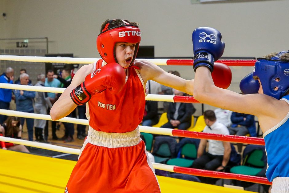 Lietuvos jaunių bokso pirmenybėse paaiškėjo naujieji šalies čempionai