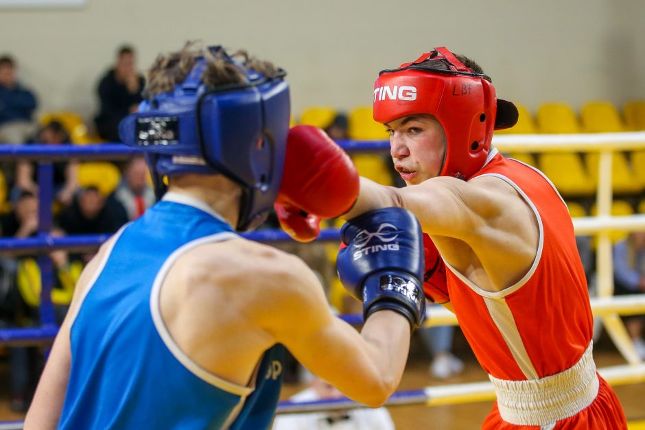 Lietuvos jaunių bokso pirmenybėse paaiškėjo naujieji šalies čempionai