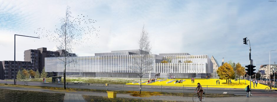 Kaip atrodys nauja Pilaitės mokykla – 18 architektūrinių idėjų