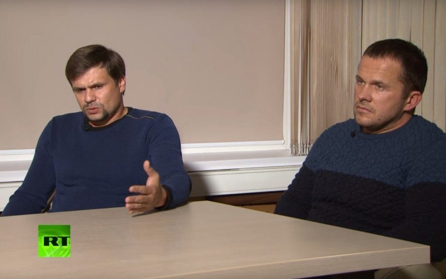 Londonas: Skripalių apnuodijimu įtariamų vyrų interviu yra melas ir įžeidimas