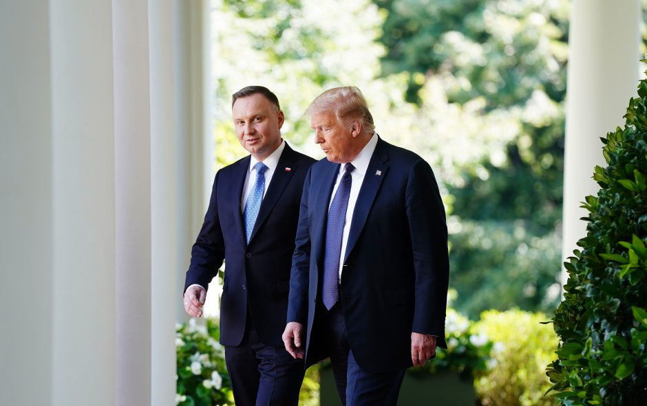 A. Duda po D. Trumpo pareiškimų: Lenkijos ir JAV sąjunga turi būti stipri