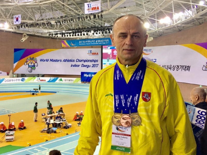 S. Svilainis Europos veteranų lengvosios atletikos čempionatą užbaigė aukso medaliu