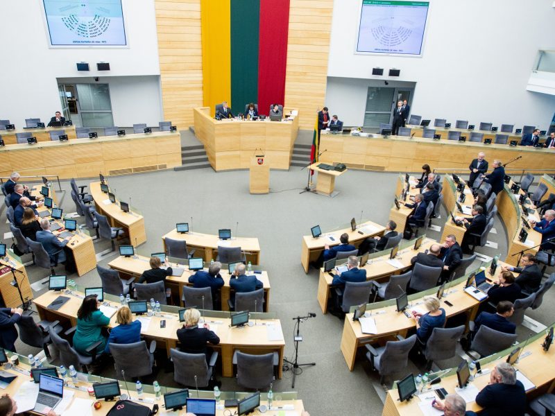 Seimas – už savivaldybių vidaus sandorius