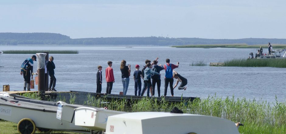 Kuršių marias skrodė kurėnai ir optimistai