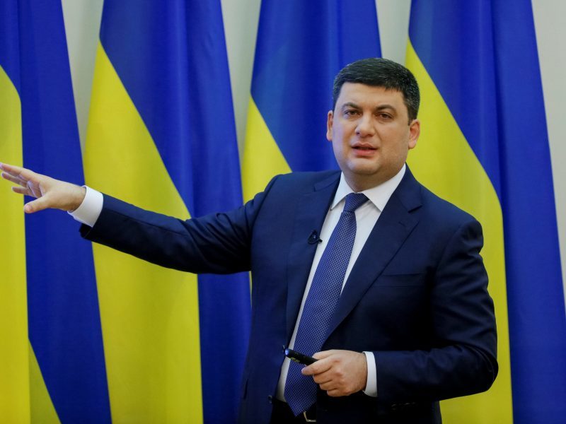 Ukrainos premjeras V. Hroismanas patvirtino atsistatydinsiantis