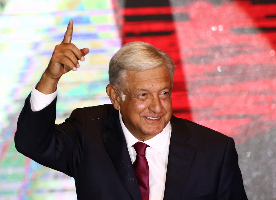 Meksikos prezidento rinkimus laimėjo kairiųjų pažiūrų A. M. Lopezas Obradoras