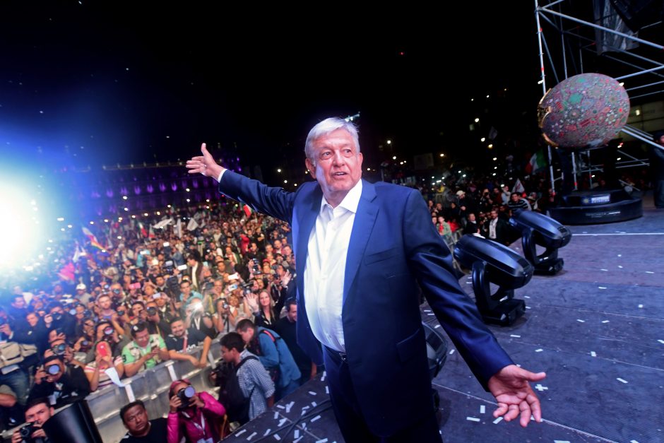 Naujasis Meksikos prezidentas siūlo D. Trumpui sandorį dėl migracijos