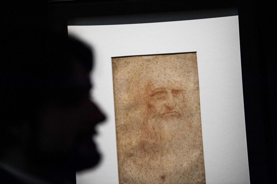 Italijoje pirmą kartą bus eksponuojama Leonardo da Vinci plaukų sruoga