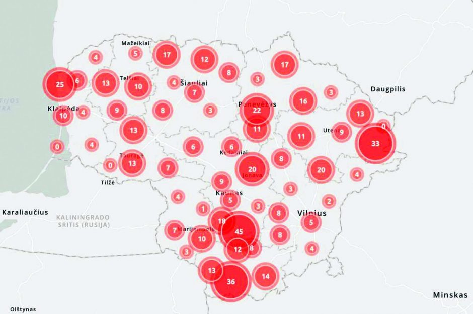 Lietuvos daugiabučių renovacijos žemėlapis – aktuali informacija vienoje vietoje