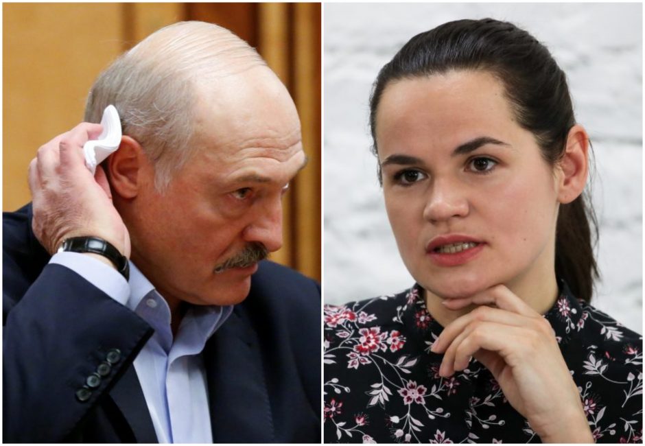S. Cichanouskaja: Baltarusijos žmonės reikalauja A. Lukašenkos pasitraukimo