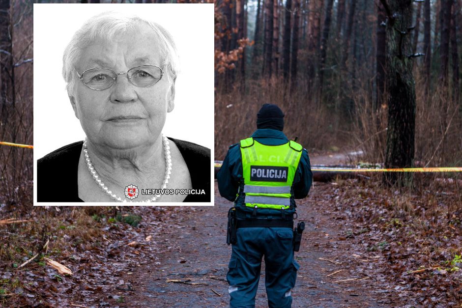 Vilniaus policija toliau ieško išėjusios grybauti ir dingusios senolės