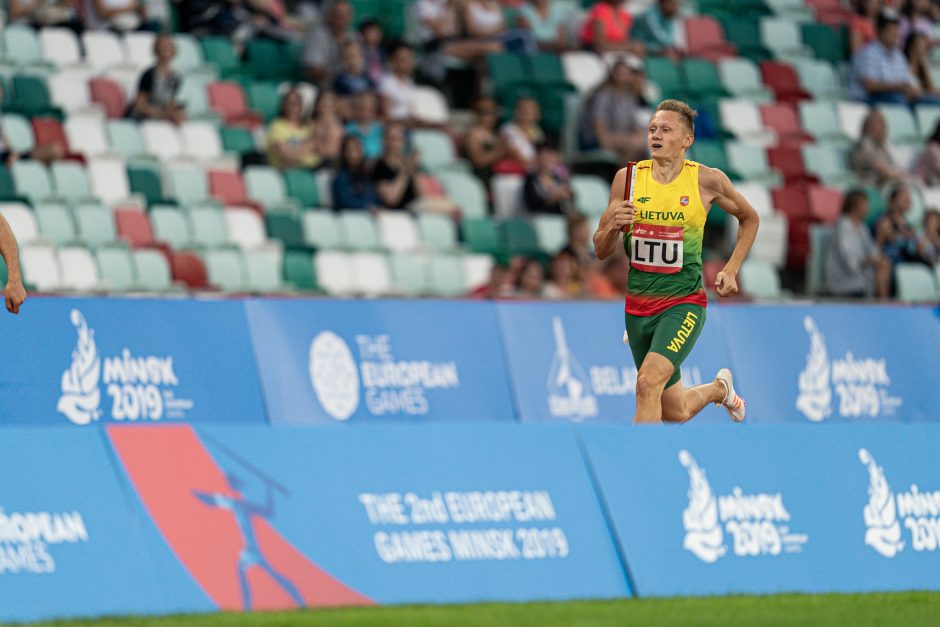 Lietuvos lengvaatlečiai liko per žingsnį nuo Europos žaidynių pusfinalio