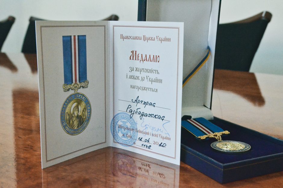 Garbingas Ukrainos apdovanojimas – Klaipėdos universiteto rektoriui