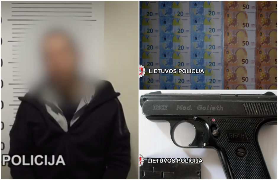Narkotikų ir netikrų pinigų platinimu įtariamas klaipėdietis bandė slėptis Švedijoje