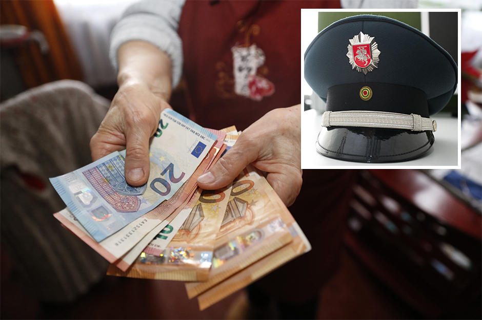 Šiauliuose policininku apsimetęs sukčius iš senyvos moters išviliojo 5 tūkst. eurų