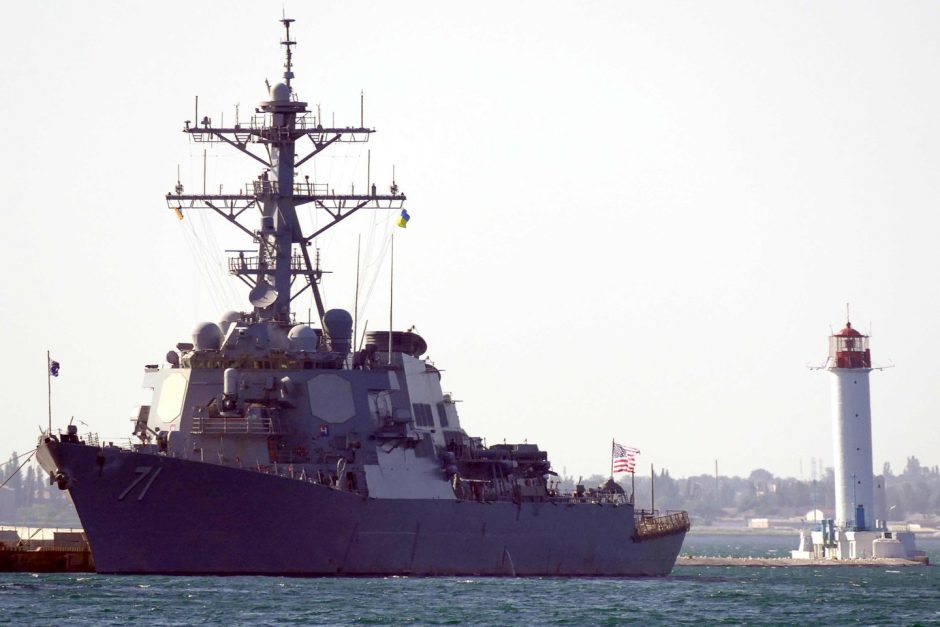 Juodojoje jūroje prasideda didelės JAV ir Ukrainos karinės pratybos