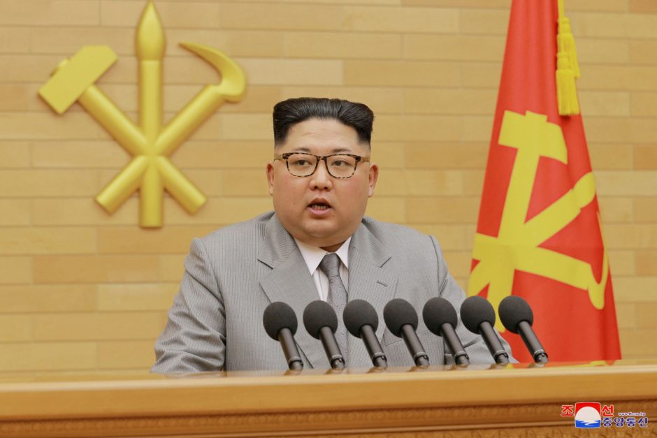 Šiaurės Korėjos lyderis sušaukė retą valdančiosios partijos suvažiavimą