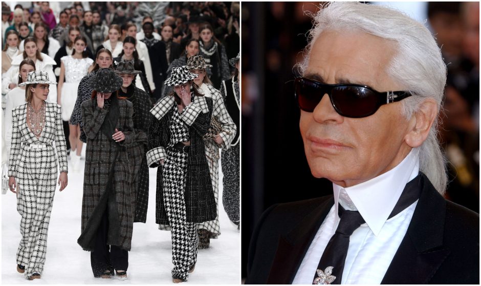 „Chanel“ mados namai tylos minute atsisveikino su K. Lagerfeldu