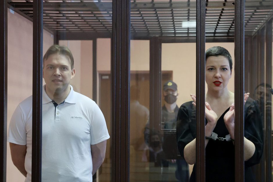 Baltarusijos teismas M. Kolesnikovai skyrė vienuolika metų kalėjimo