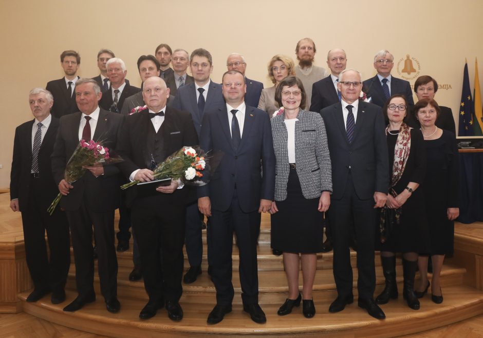 Iškilmingai įteiktos Lietuvos mokslo premijos