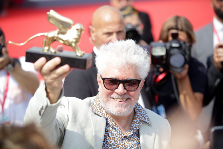 Režisierius P. Almodovaras Venecijos kino festivalyje apdovanotas už gyvenimo kūrybą