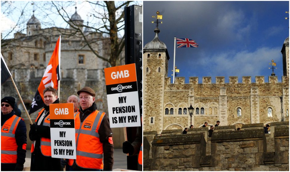 Nesutarimai Londone: Tauerio darbuotojai streikuoja dėl pensijų