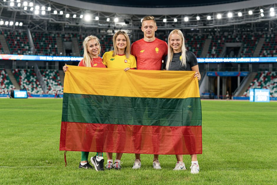 Lietuvos lengvaatlečiai liko per žingsnį nuo Europos žaidynių pusfinalio