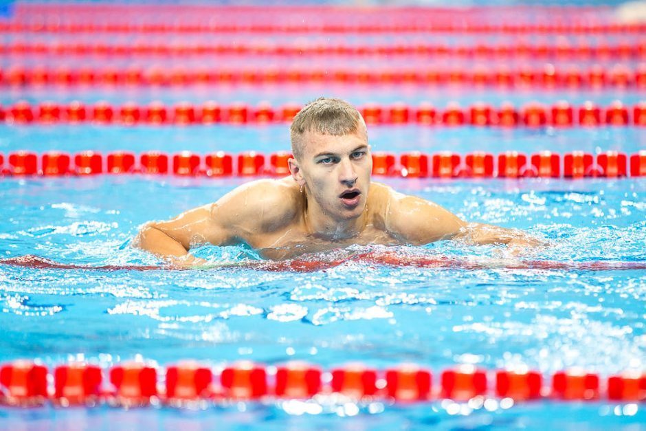 Šalies plaukimo čempionate – A. Šidlausko triumfas ir U. Mažutaitytės rekordas