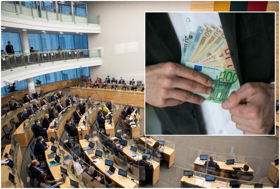 Pernai Seimo nariai išleido 1,4 mln. eurų parlamentinei veiklai, prisidėjo ir naujokai