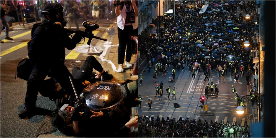 Pekinas: Honkongo prioritetas – nubausti smurtautojus