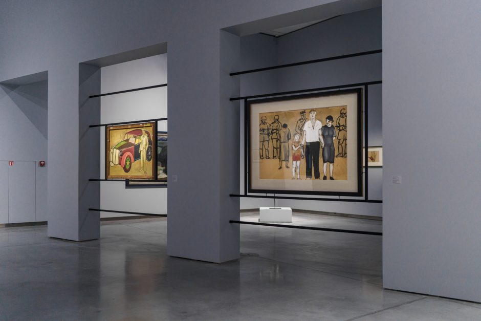MO muziejuje pristatomoje parodoje – trijų garsių menininkų ir žymių Lenkijos pokario kūrėjų kūryba