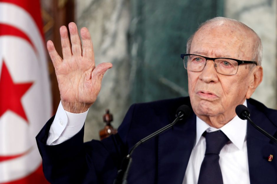 Mirė Tuniso prezidentas