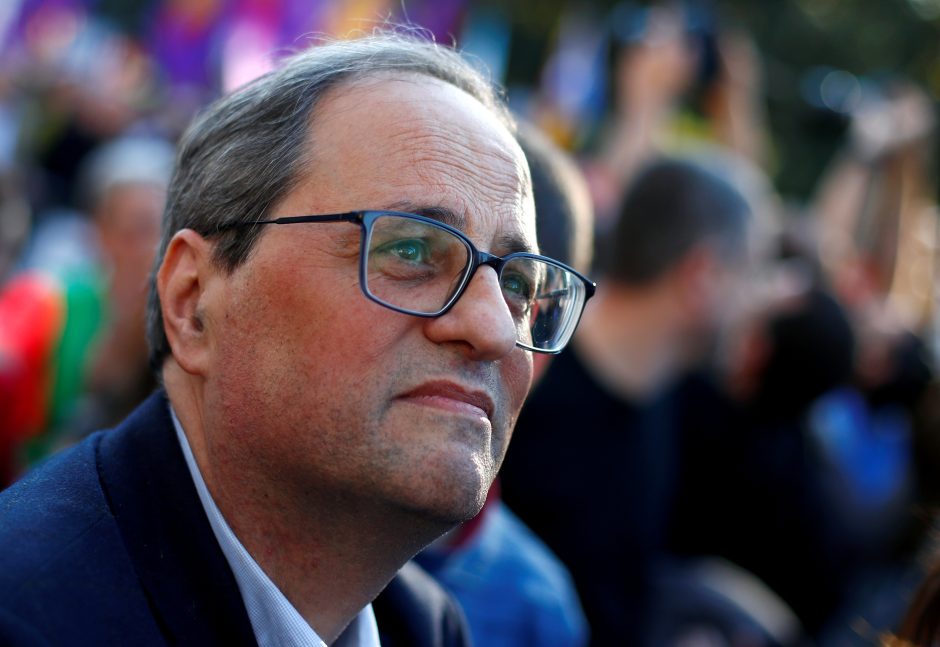 Katalonijos prezidentui gresia teismas dėl nepaklusnumo
