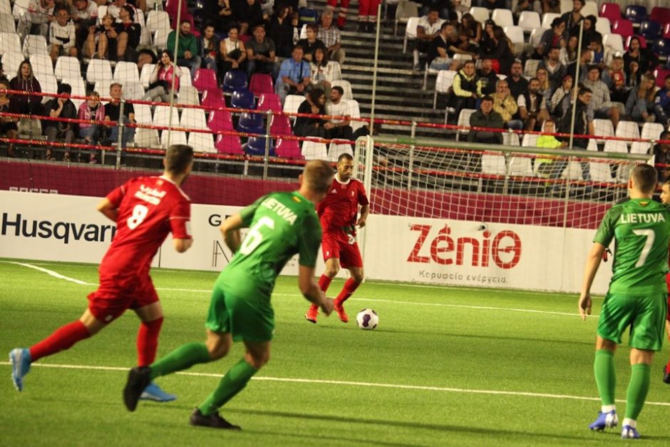 Lietuvos žygis pasaulio mini futbolo čempionate – sutriuškinta Maroko rinktinė
