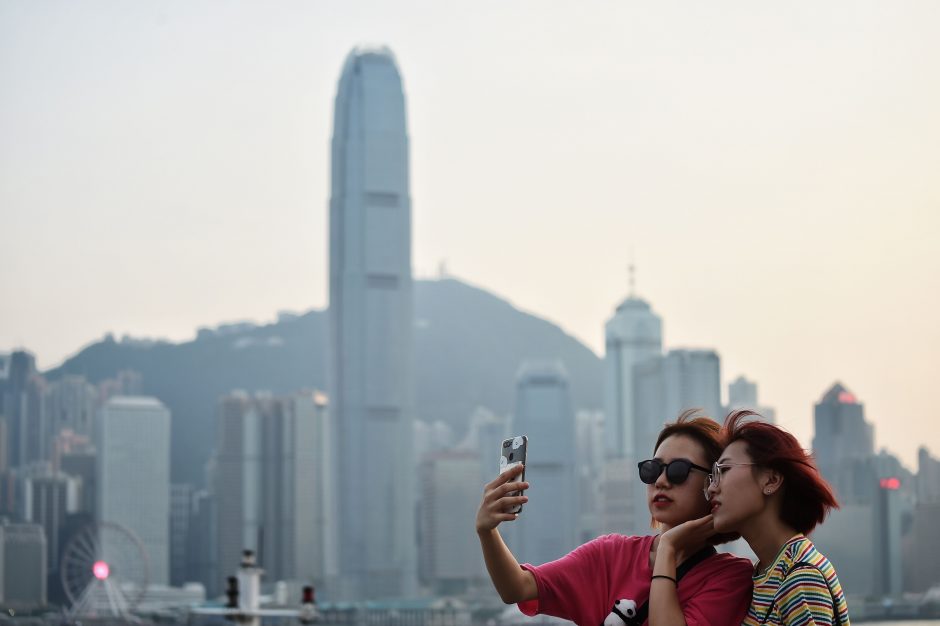 Honkonge nerimstant protestams, ženkliai sumažėjo turistų srautai