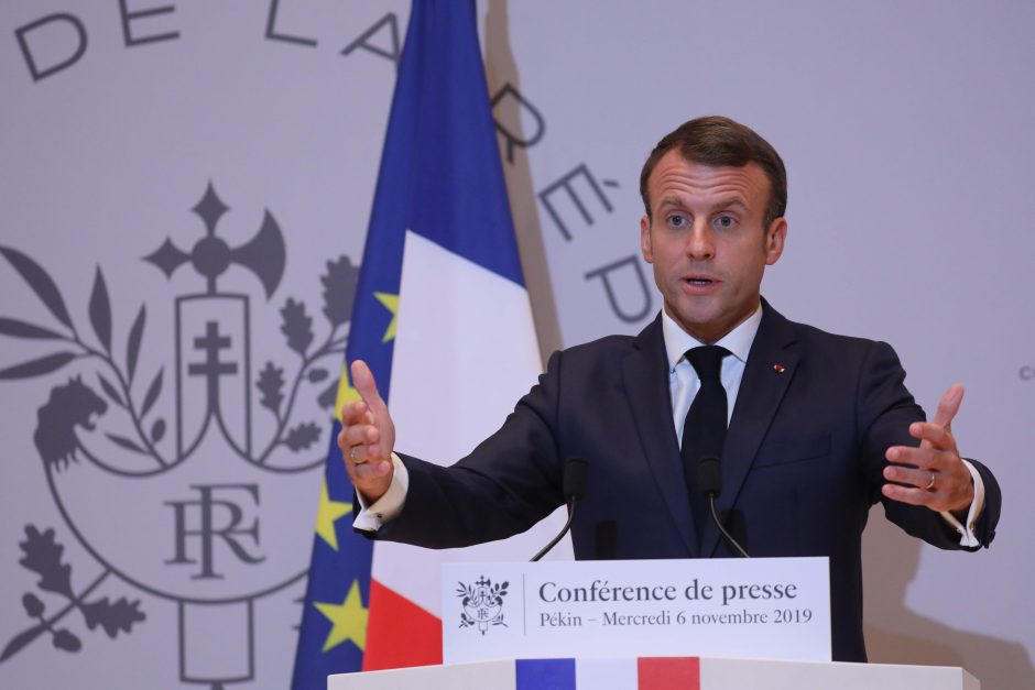 Prancūzijos prezidentas: Irano sprendimai dėl branduolinės programos yra grėsmingi