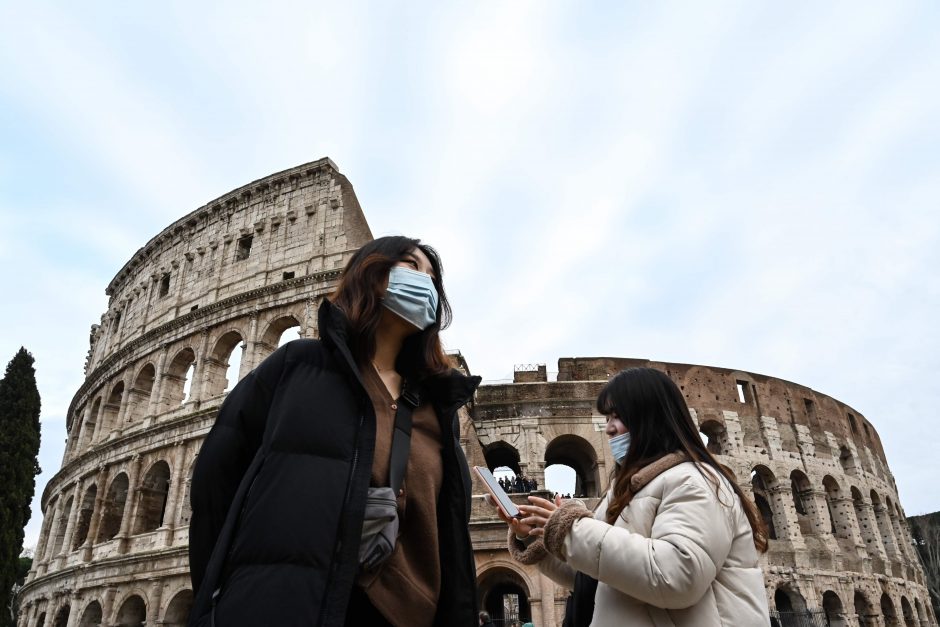 Italijos turizmo sektorius dėl koronaviruso baiminasi didelių nuostolių