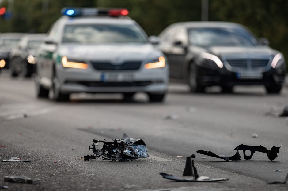Šalčininkuose susidūrė du automobiliai: žuvo vairuotojas