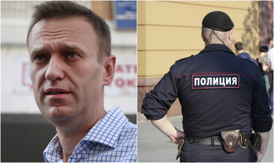Rusijos teisėsaugininkai krečia opozicijos lyderio A. Navalno regioninius štabus