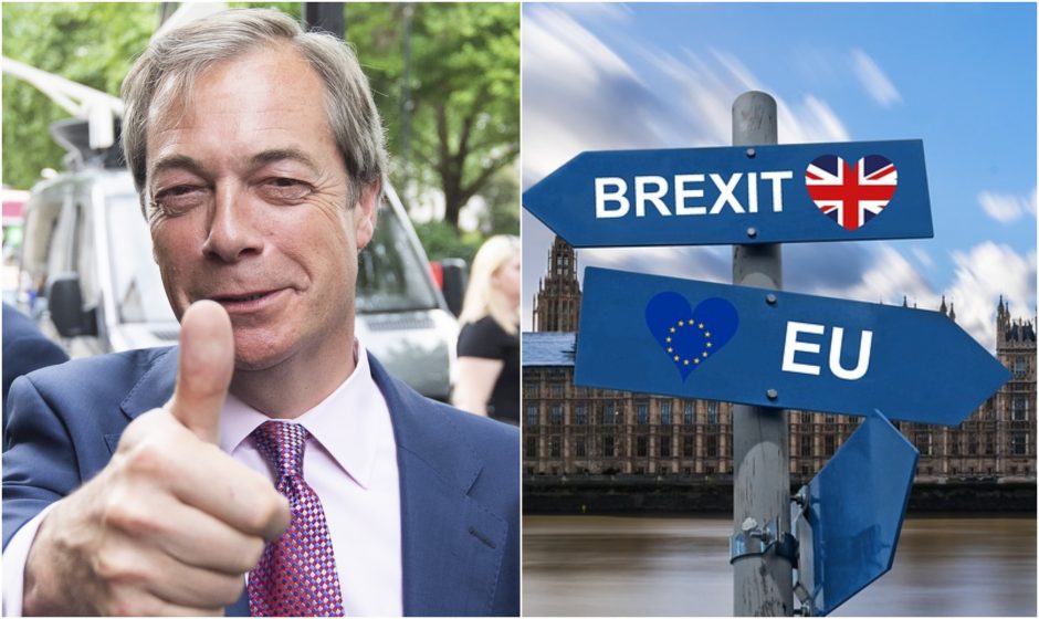 Išstojimo iš ES šalininkas N. Farage'as: „Brexit“ bus dar kartą atidėtas