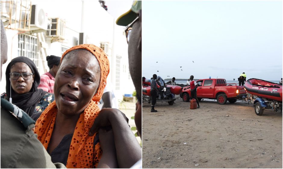 Kelionė baigėsi tragedija: Senegale apvirto turistų laivas