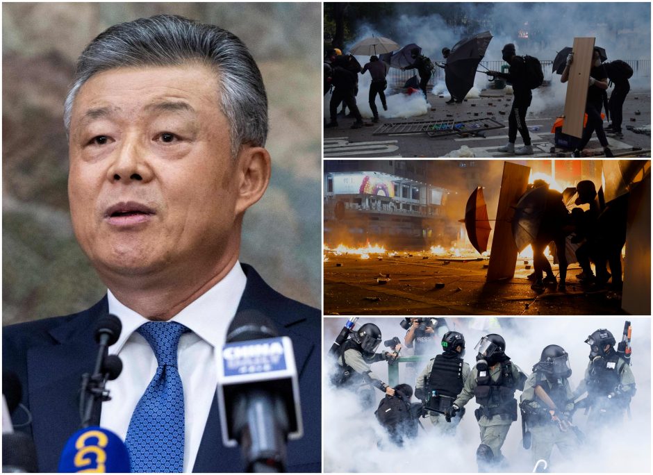 Kinija: jei padėtis Honkonge taps nekontroliuojama, tikrai nesėdėsime sudėję rankas