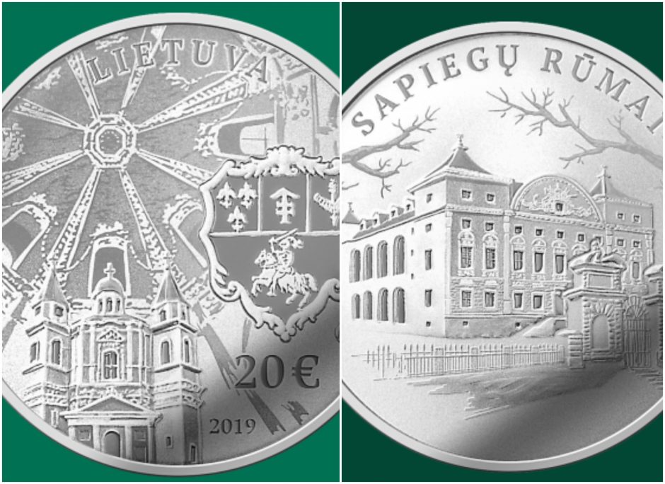 Vienintelis Lietuvoje išlikęs baroko ansamblis įamžintas sidabro monetoje