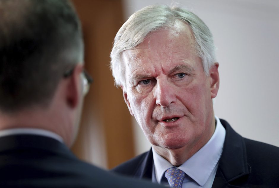 M. Barnier: dabartinė Londono pozicija nesuteikia jokio pagrindo pasiekti susitarimą